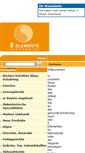 Mobile Screenshot of 5elemente-versand.de