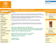 Tablet Screenshot of 5elemente-versand.de